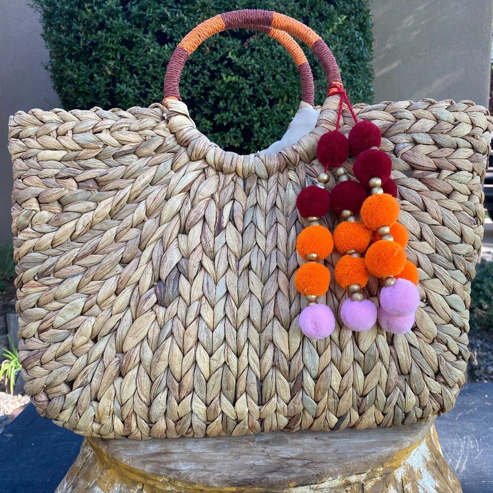Large Straw Tote